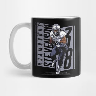 Rhamondre Stevenson New England Player Name Mug